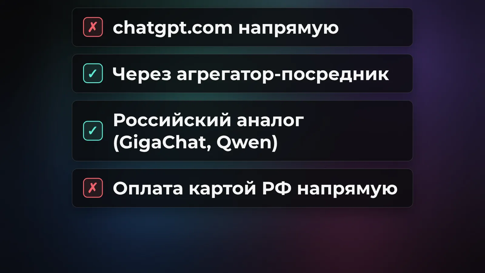 ChatGPT в России 2026: как использовать без VPN